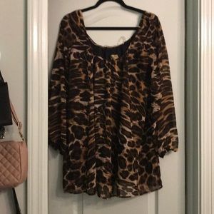 Leopard mini dress